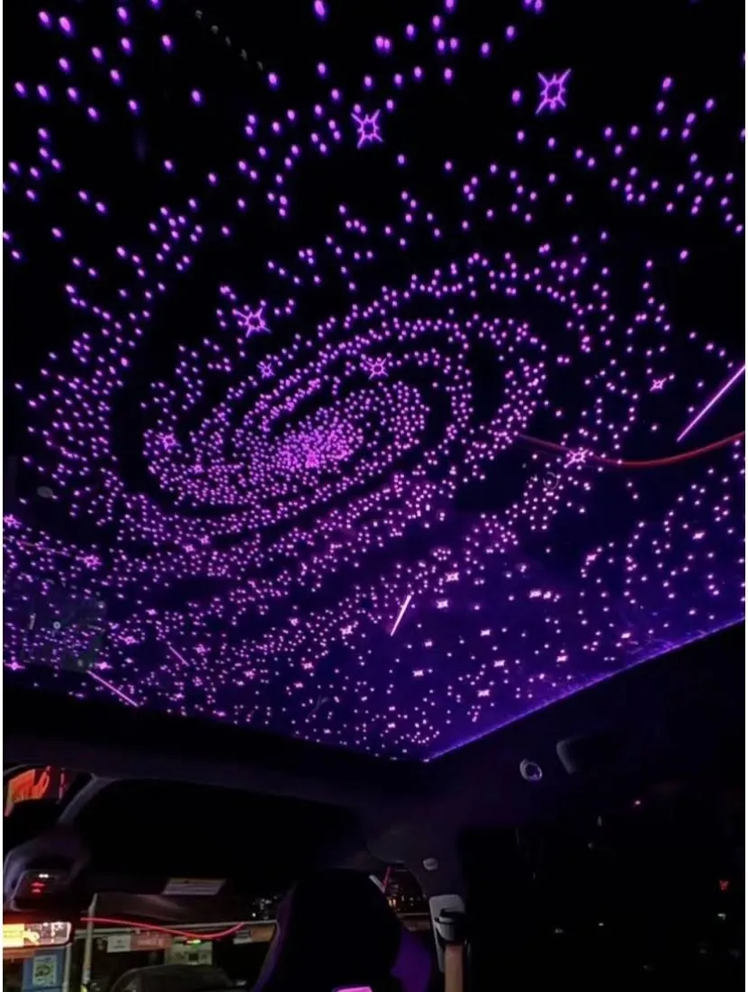 Fiber-optic starlight headliner image